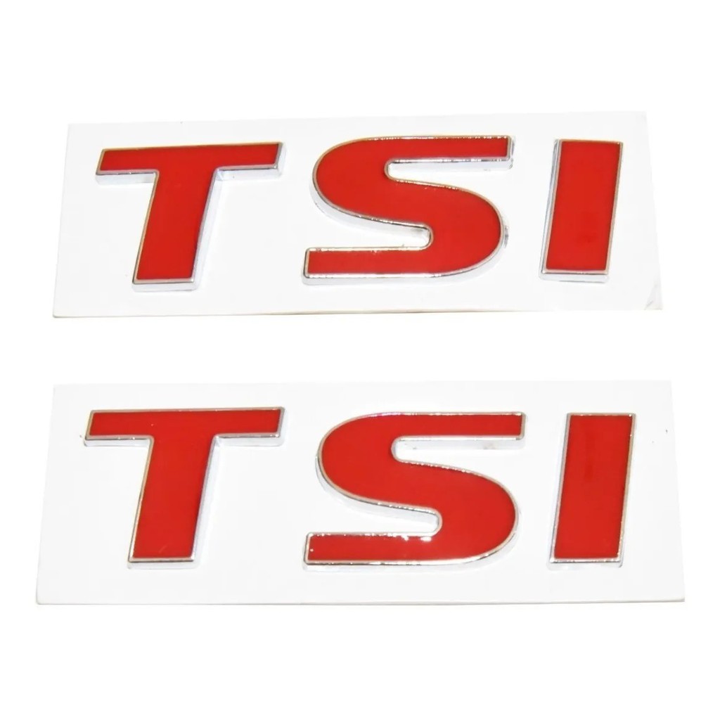 Par Emblema Tsi Vw Jetta Golf Polo Jetta Gol Fox Fusca Paralamas Laterais Acessórios Volkswagen