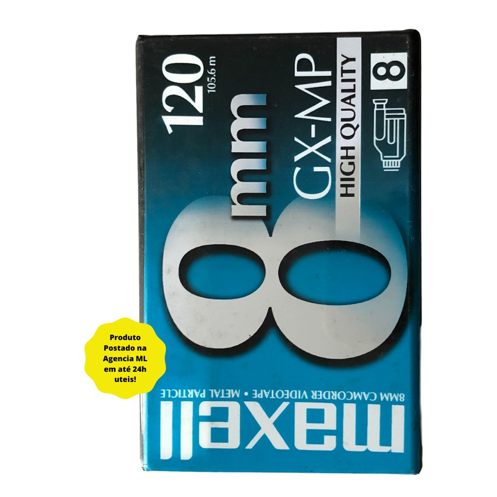 Fita Maxell 8mm 120min 105.6m Maxell Gxmp Shopee Brasil