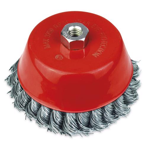 Escova de Aço Trançado Tipo Copo com Rosca 60mm 319,0021 ROCAST