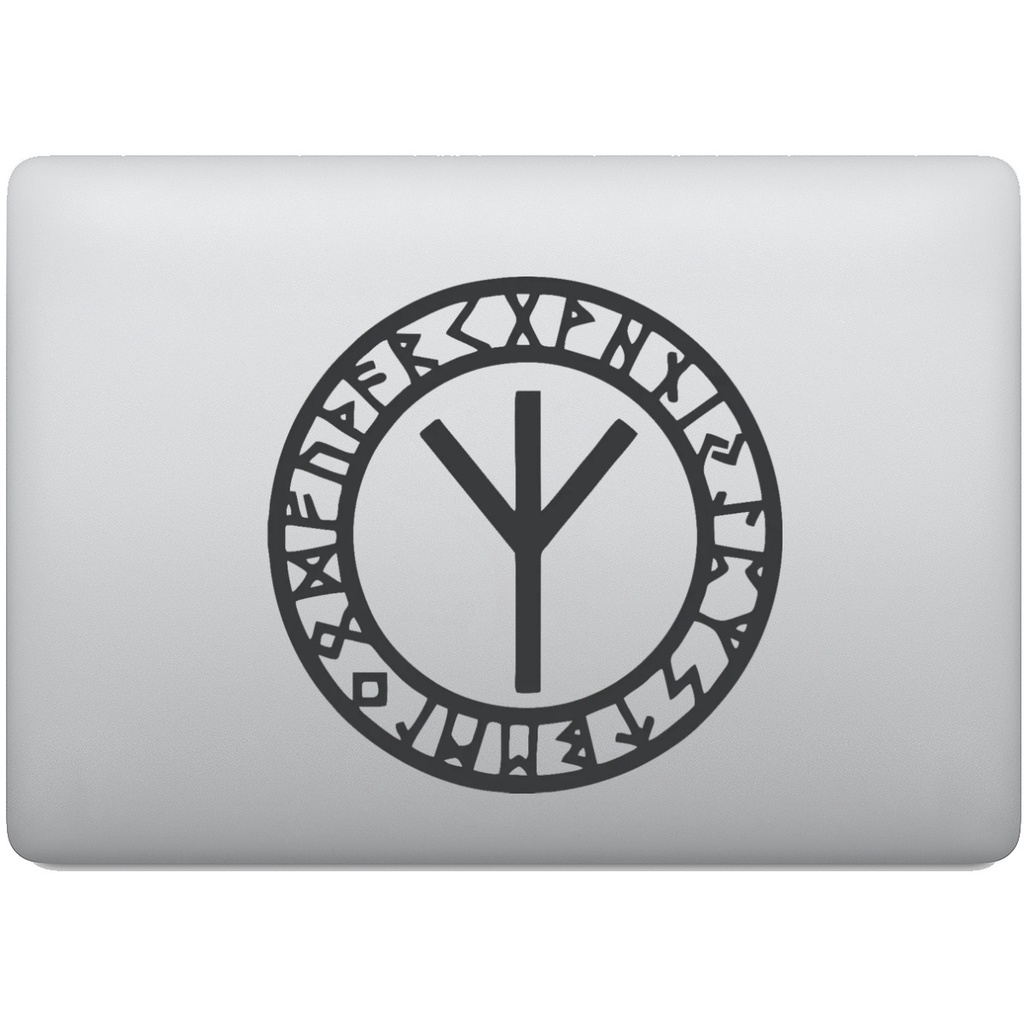 Adesivo de Notebook Runa Algiz Viking