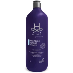 Shampoo Pelos Claros Pet Hydra Groomers Pro Cães Gatos 1L Diluição 1:10