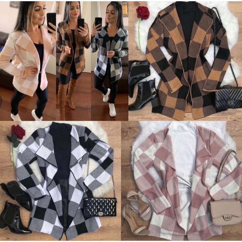kimono cardigã grosso
