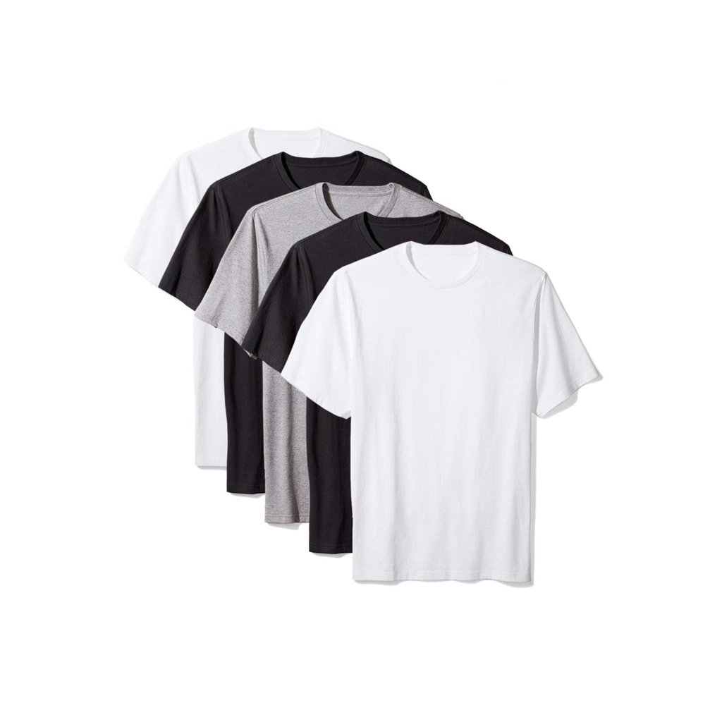 Camiseta Masculina Preta Branca Cinza Lisa Básica 100% Algodão Sublimação Silk Promoção