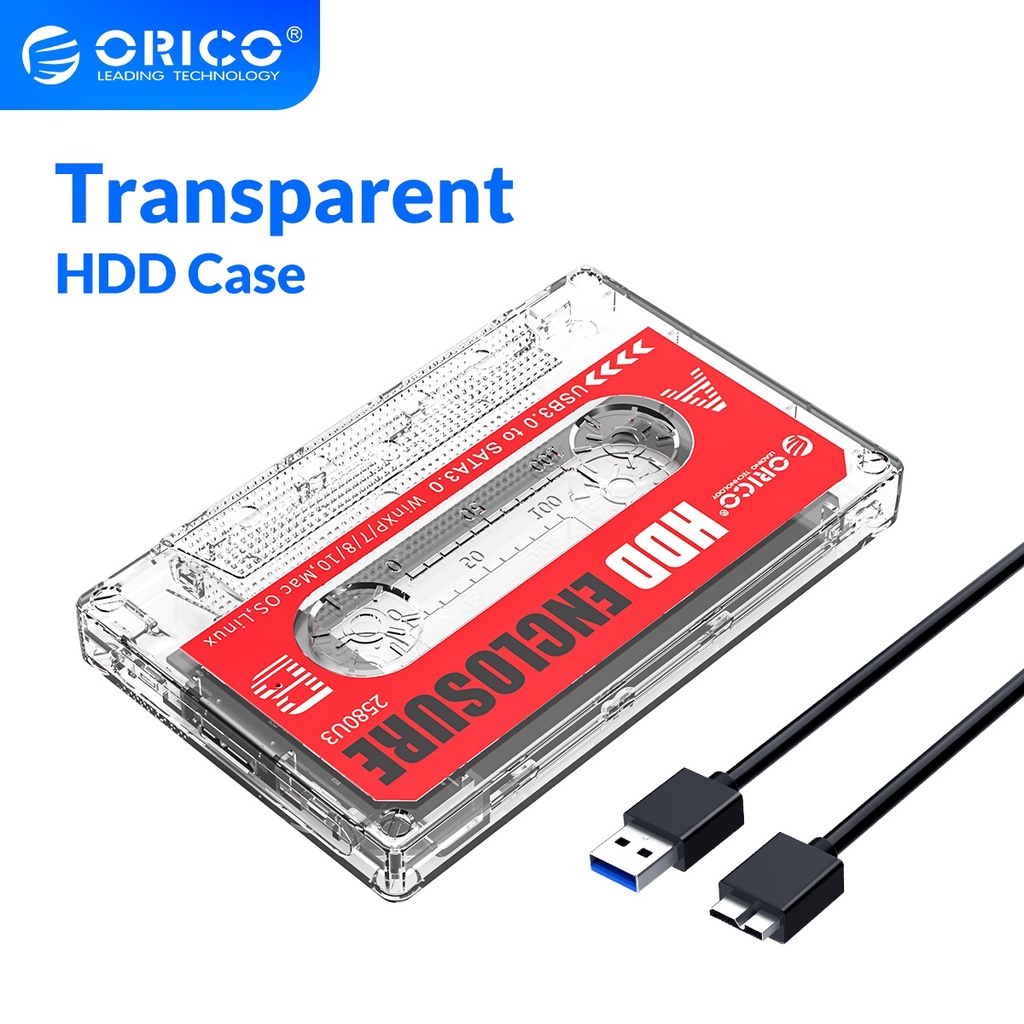 Orico case hd externo 3 0 usb3 0 para sata3 0 2 5 polegada hdd ssd hard