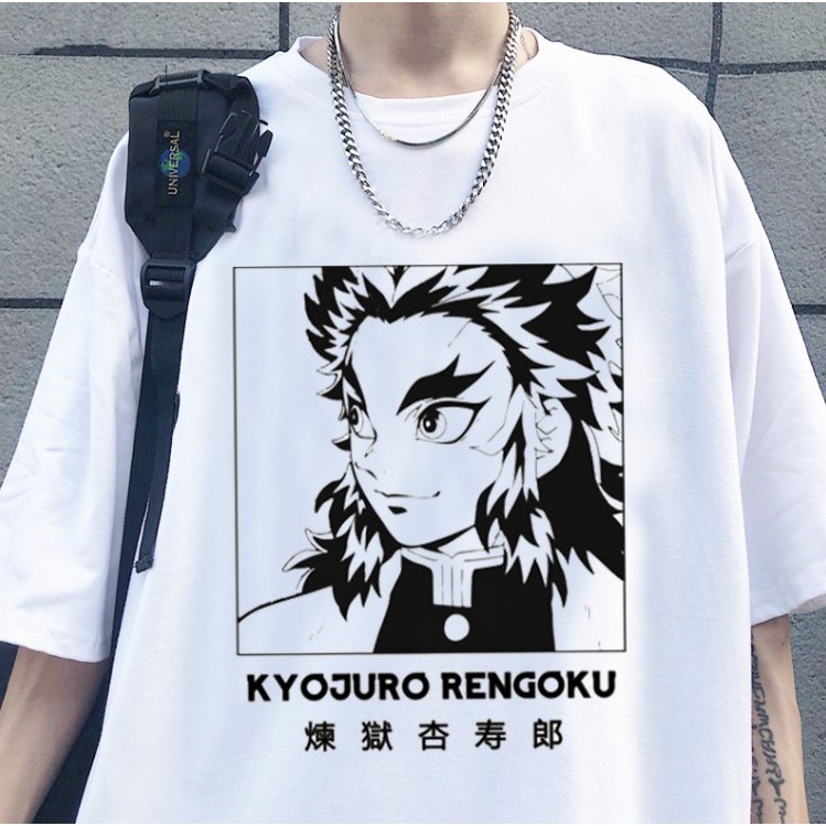 Camiseta Kimetsu No Yaiba Demon Slayer Kyojuro Rengoku Umai Unissex Shopee Brasil