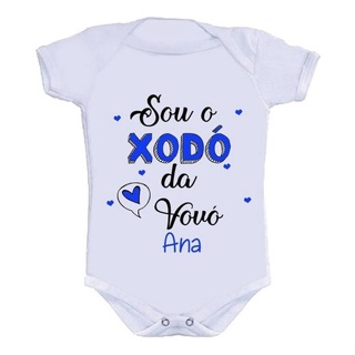Body Bebê Personalizado Divertido Sou O Xodó Da Vovó em Oferta na Shopee
