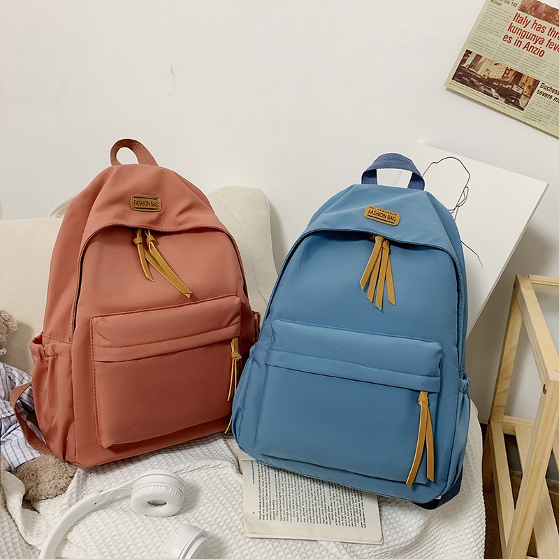 Mochila Escolar Fashion Feminina Estilo Simples/Bolsa De Computador ...