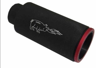 Amplificador Cônico Flash Hider Ponteira 67x34mm ROSCA ESQUERDA