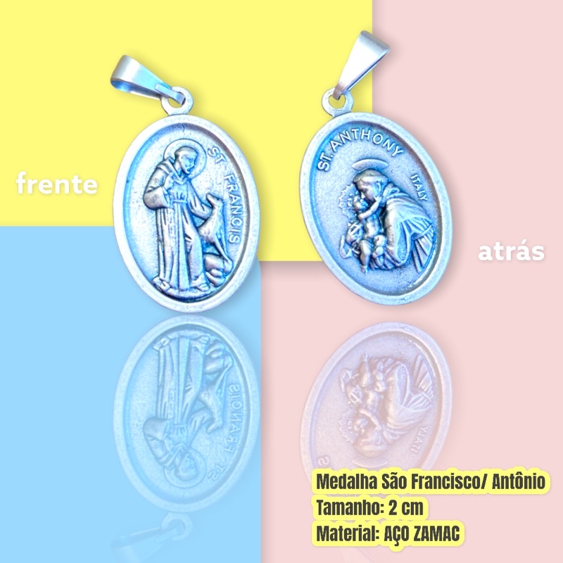 Medalha Italiana São Francisco / Santo Antônio