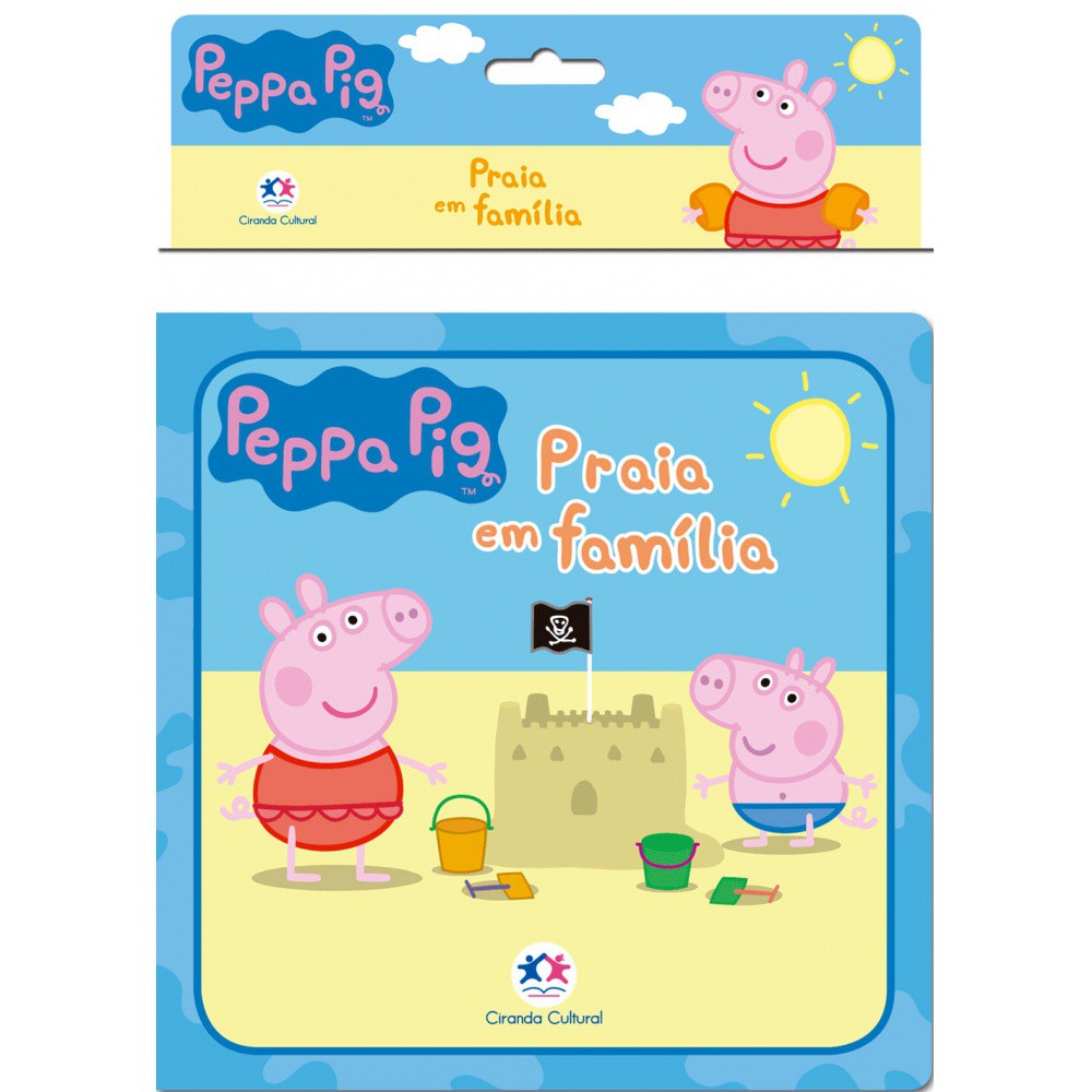 Livro - Peppa Pig - Praia em família - Ciranda Cultural em Oferta na Shopee