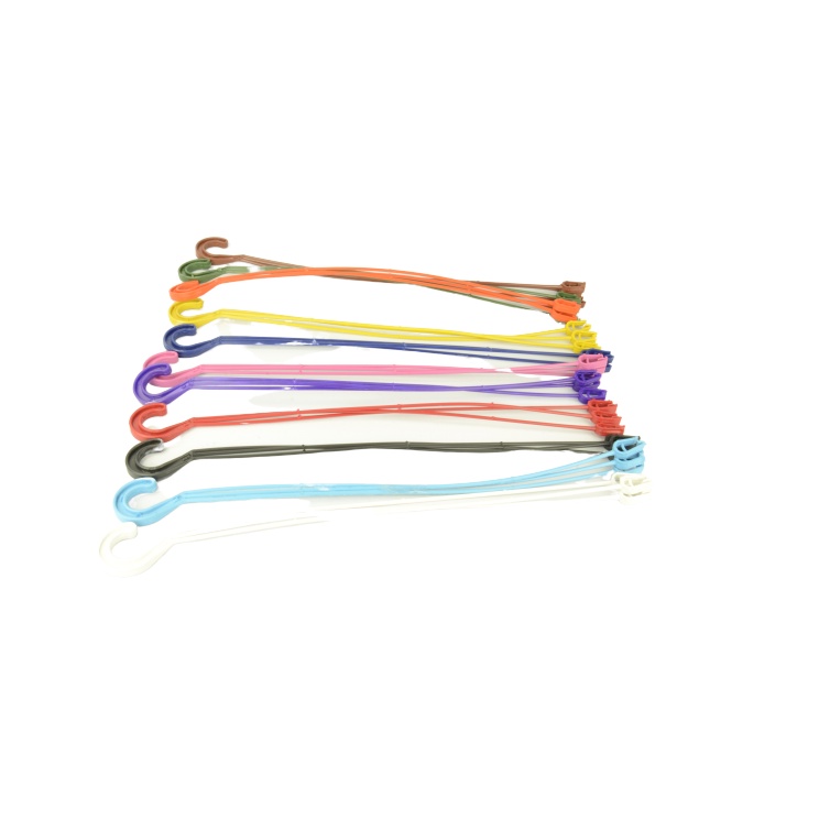 8 Hastes Plasticas De 43 Cm Coloridas Para Vasos E Cuias