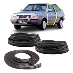 Kit Borracha Vedação Portas E Mala Gol Voyage Parati 80 A 94
