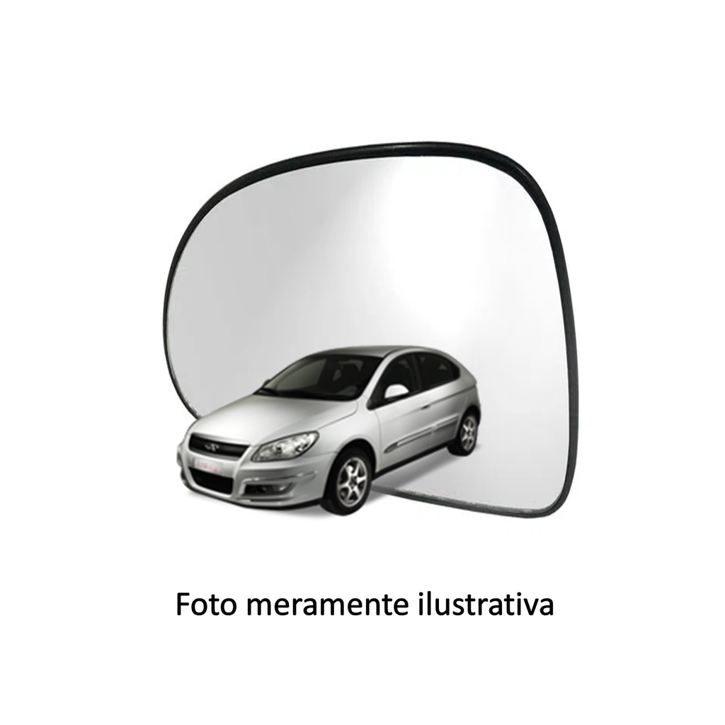 LENTE METALIZADA CONVEXA CHERY CIELO LADO ESQUERDO