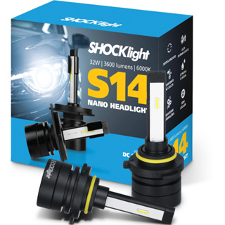 Lâmpada Shocklight Headlight S14 Nano Hb4 3600 Lm 6000k 32w em Oferta na Shopee