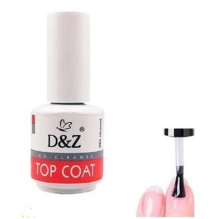 D&Z Top Coat Selante Brilho Unha Gel Acrigel Porcelana