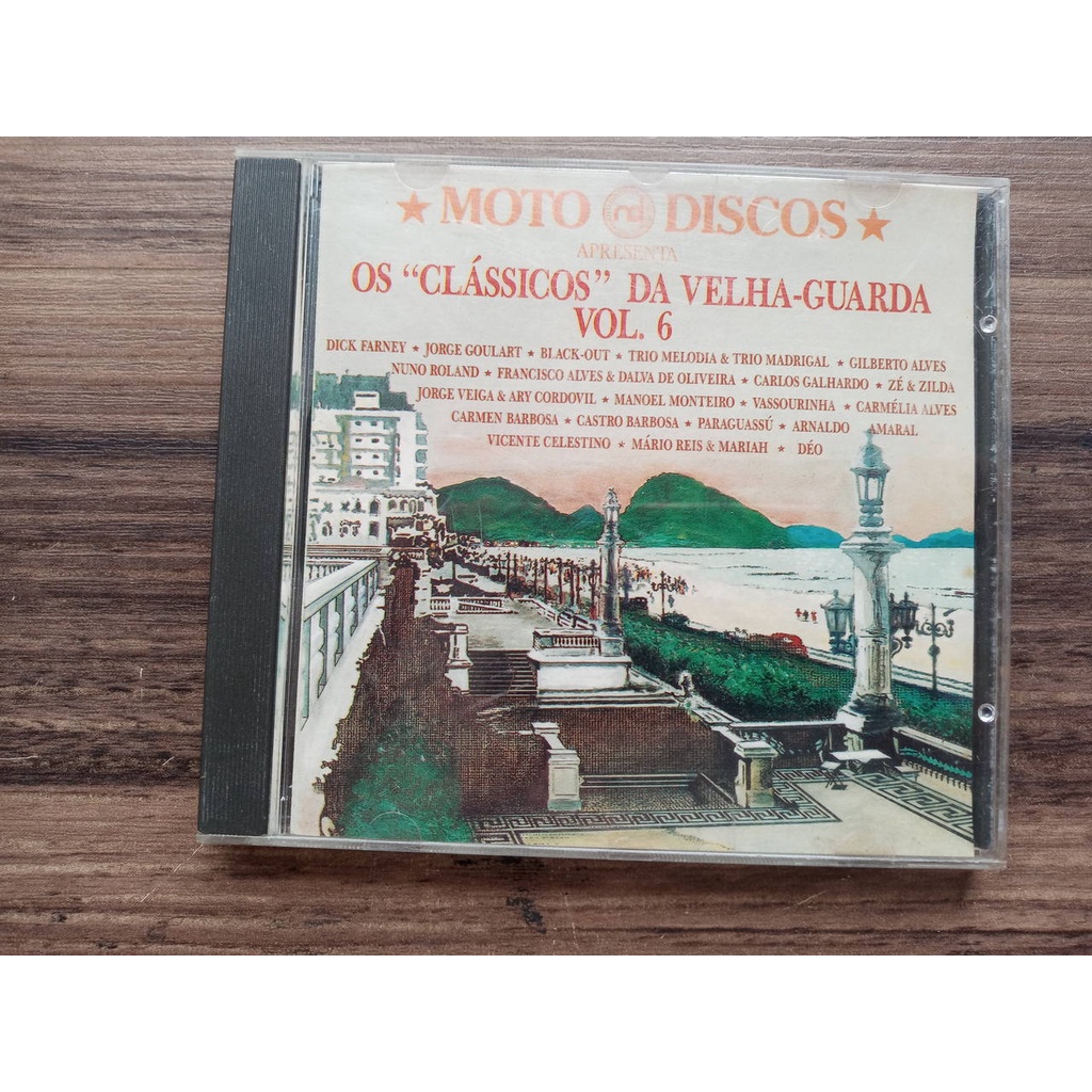 CD Os Clássicos da Velha Guarda Volume 6 com Dick Farney, Gilberto Alves, Déo, Vicente Celestino e mais