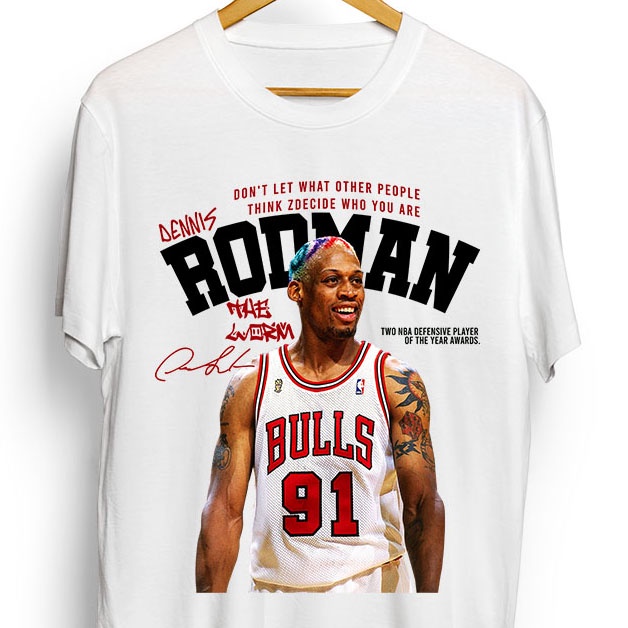 Camiseta Basquete Dennis Rodman The Worm NBA