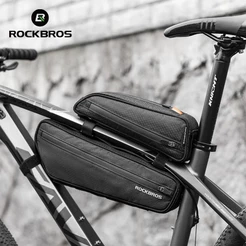 Rockbros Bicicleta Triângulo Saco De Bicicleta Saco Quadro Da Estrada Mtb Ciclismo 2 Pcs Saco Cauda Saco Grande Combinação Ciclismo Cestos