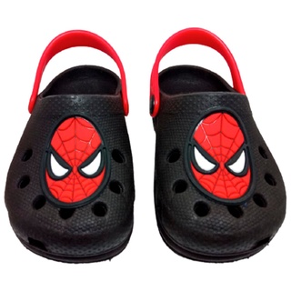 Sandália Infantil Menino Homen Aranha Babuche Chinelo Masculino Leve e Confortável