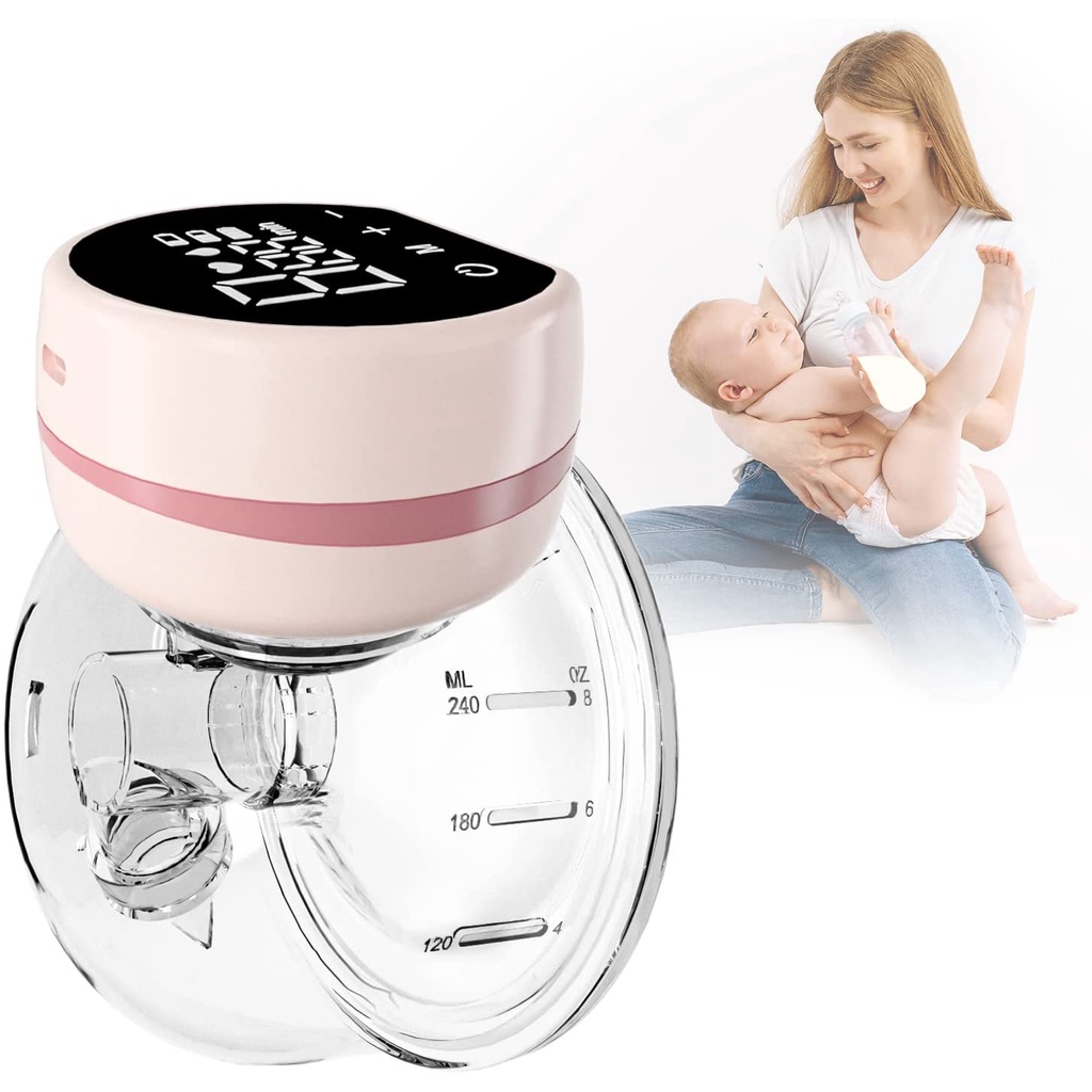 Bomba de tira leite,Bomba Elétrica Portátil Para Leite Materno Recarregável  - Corre Que Ta Baratinho