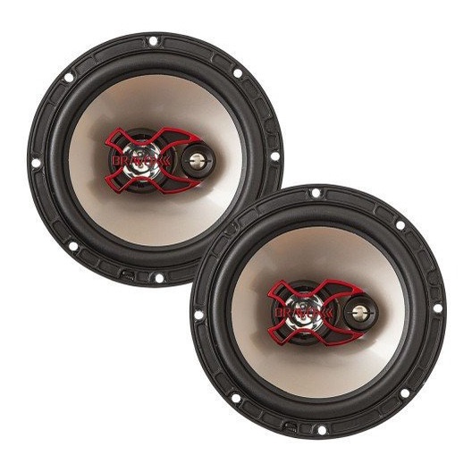 Par Alto Falante 6 Polegadas Bravox 100w Rms B3x60 X Triaxial 4 Ohms Bobina Simples