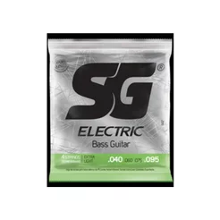 Encordoamento para Baixo 4 Cordas SG Strings Extra Light .040
