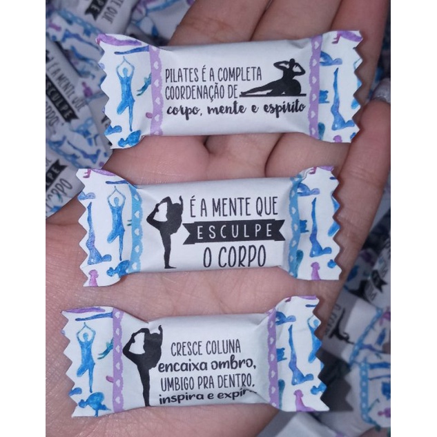Balas Personalizadas Pilates (LEIA ATENTAMENTE TODA A DESCRIÇÃO DO ANÚNCIO) em Oferta na Shopee
