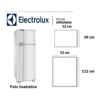 Jogo De Borrachas De Geladeira Eletrolux Dc34a