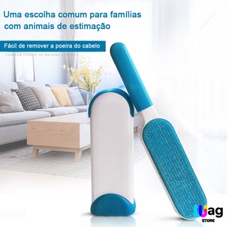 Escova Tira Cães Gatos Sofa Roupa Removedor Pelo Pet