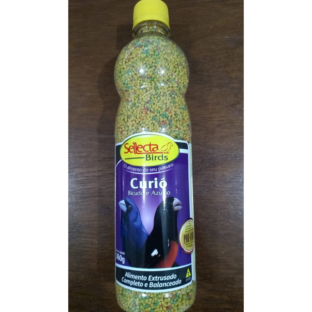 Sellecta Extrusada Curio/bicudo/azulão 360 Gr Pet