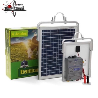 Eletrificador Solar Zs80i Zebu Cerca Rural 4 Joules 80km