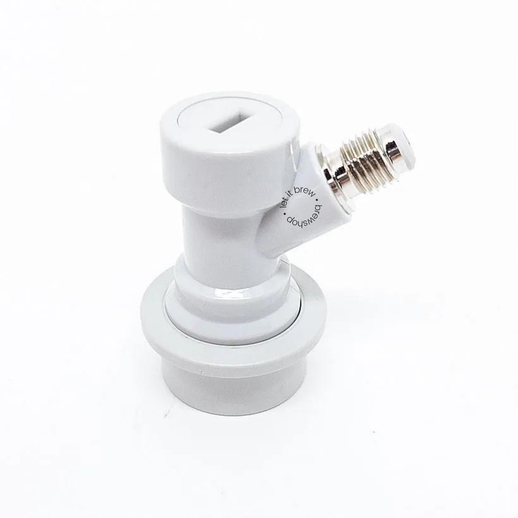 Conector Ball Lock Rosca P/ Gás 7/16- P/ Post Mix E Carbonator