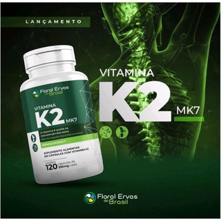 Vitamina K2 120 Cápsulas Mk7 350mg Menaquinona-7 em Oferta na Shopee