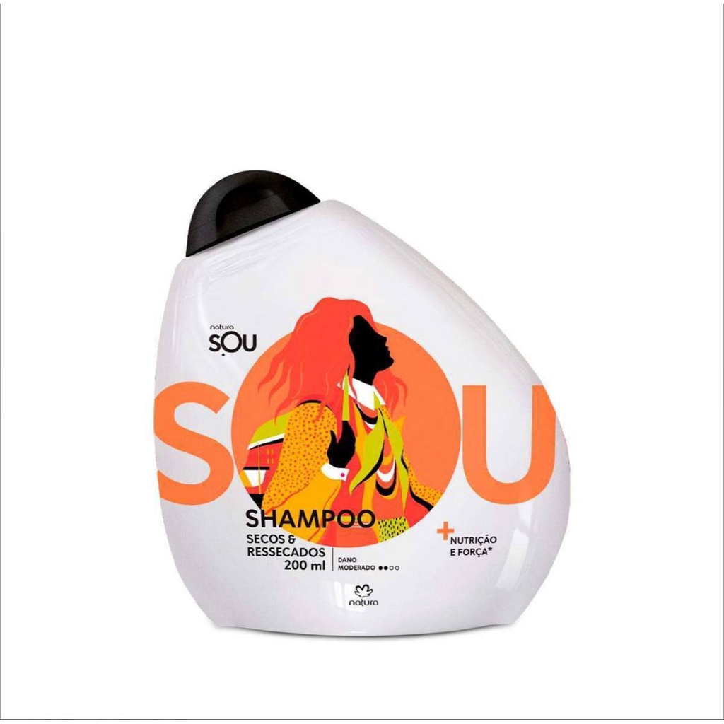 Shampoo Secos e Ressecados SOU Natura 200ml Shopee Brasil