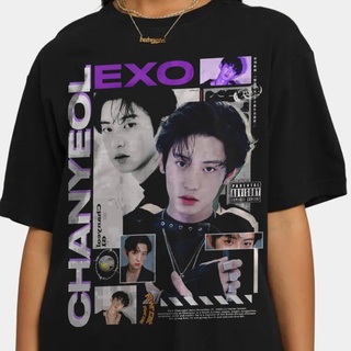 Camiseta T-shirt Unissex Algodão Grupo Kpop Exo Park Chan-yeol Chanyeol