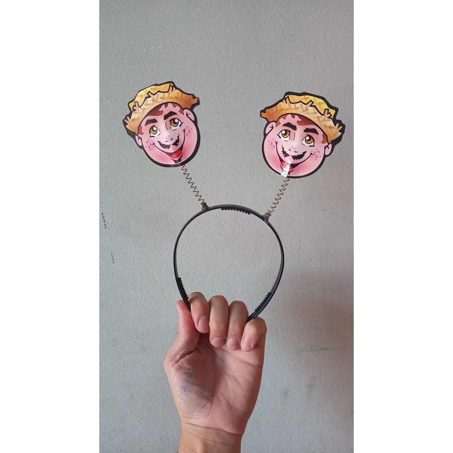 Tiara arco cabelo arquinho acessório junino junina arraiá menino