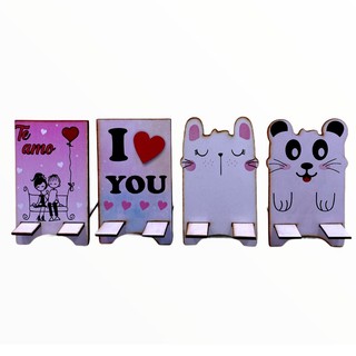 Porta Celular Suporte Para Celular Mesa Mdf