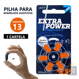6 Baterias Pilha Para Aparelho Auditivo Extra Power - 13