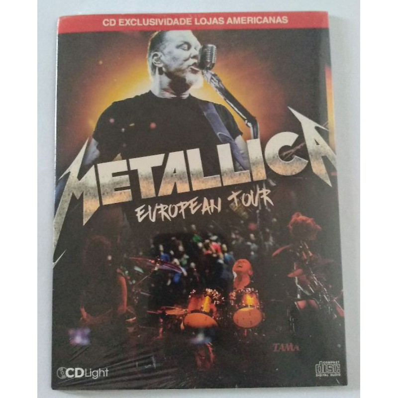 Cd Metallica - European Tour Lacrado Original.