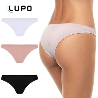 Kit C/3 Calcinha Tanga Loba Microfibra Sem Costura 40500-001