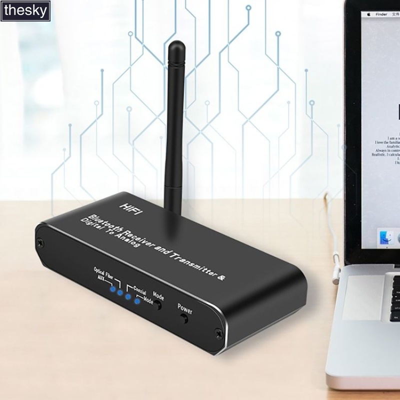 ZS-SGD09 3 Em 1 Receptor E Transmissor Digital Para Analógico Bluetooth 5.0