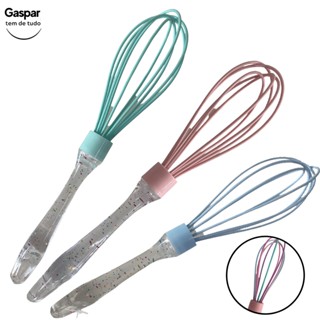 Batedor Mexedor Fue Fouet de Clara em Neve, Cremes, Ovos, e Massa de Bolo de Silicone em Oferta na Shopee