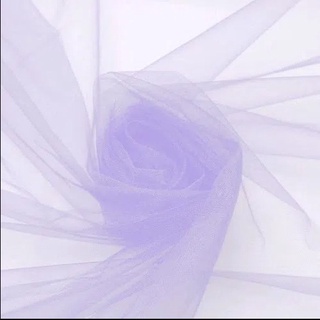 Tecido Tule Liso (Lavanda) 100% Poliéster 1mt x 1,20mt