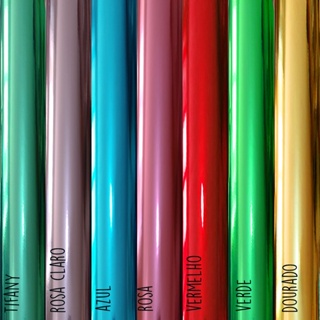 Kit Papel Laminado A4 180g - 7 cores/ 7 folhas em Oferta na Shopee