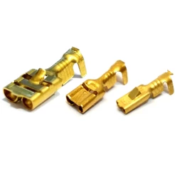 Terminal Fêmea 6,3mm Falante 4,7mm E Mosquitinho Reforçados 100 De Cada Para Fios De 0,3 à 2,5mm