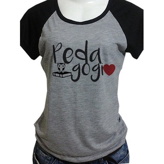 Camiseta Feminina TShirt Profissao Pedagogia Top2