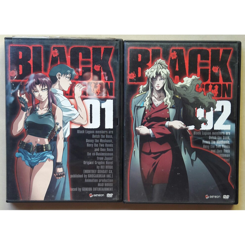 Dvd Black Lagoon 1 E 2 Importados Usa Excelentes Shopee Brasil