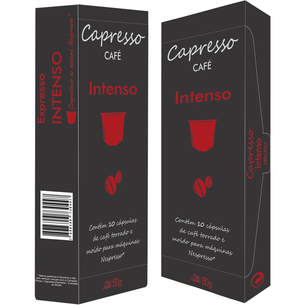 Detalhes do Cápsulas Nespresso Cafés Capresso Compatíveis 80 Capsulas