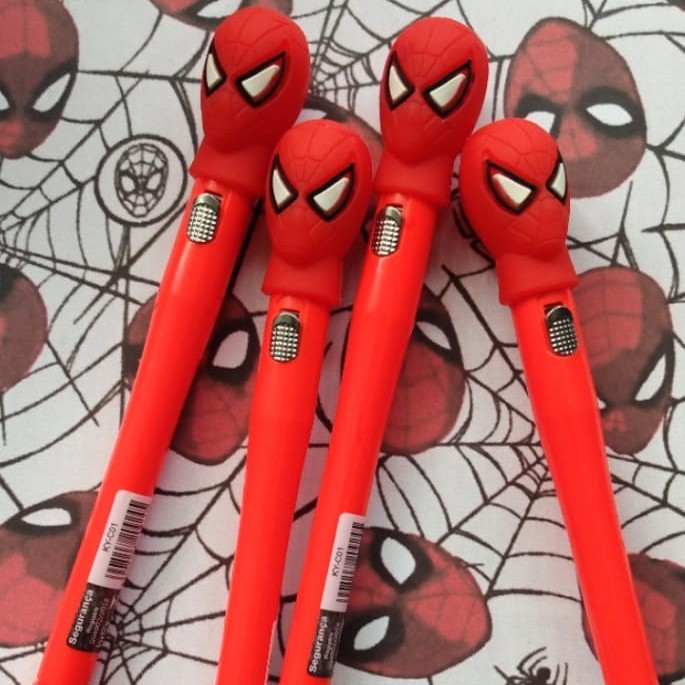 Caneta Homem Aranha Com Luz | Shopee Brasil