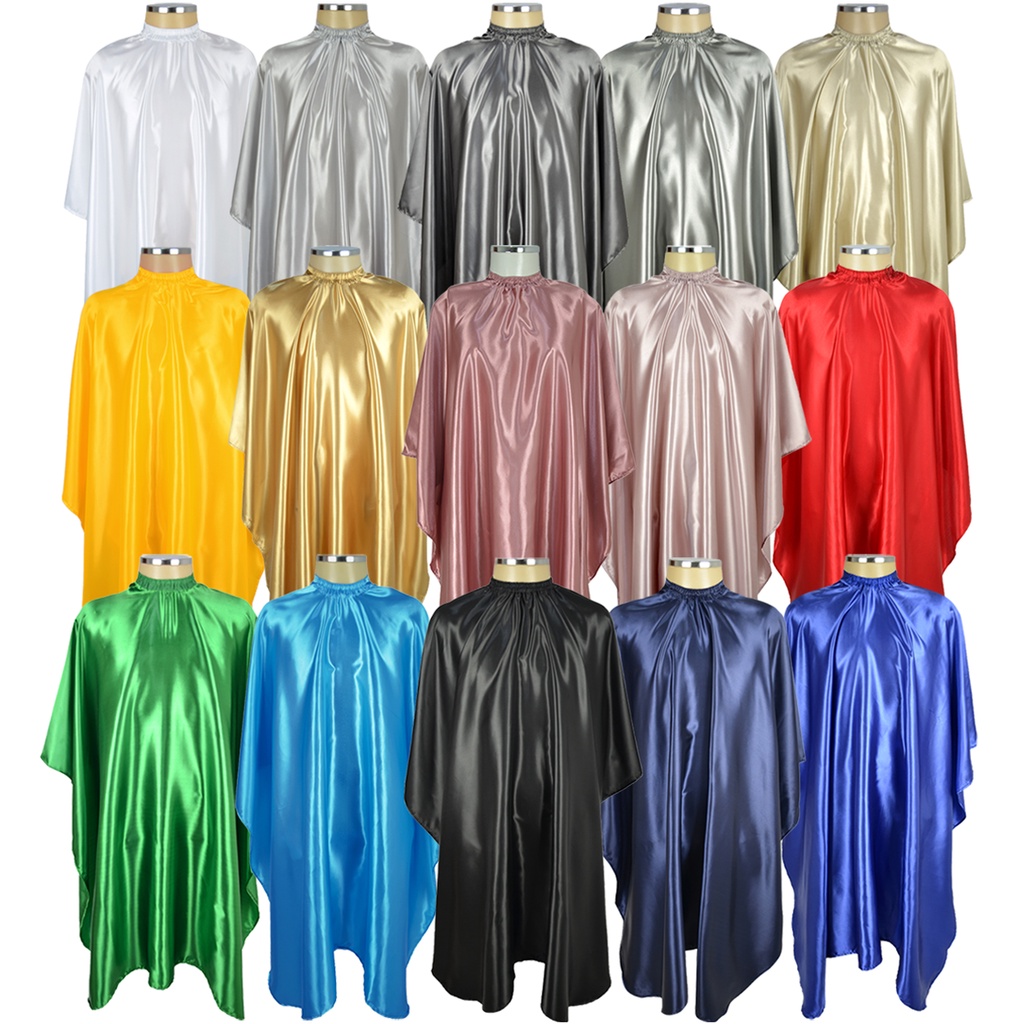 Capa de Corte para Cabeleireiro em Cetim